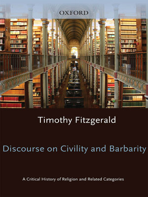 cover image of Discourse on Civility and Barbarity